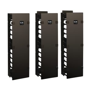 Eaton SmartRack 6-in. (15.24 cm) Wide High Capacity Vertical Cable Manager - Double finger duct with cover