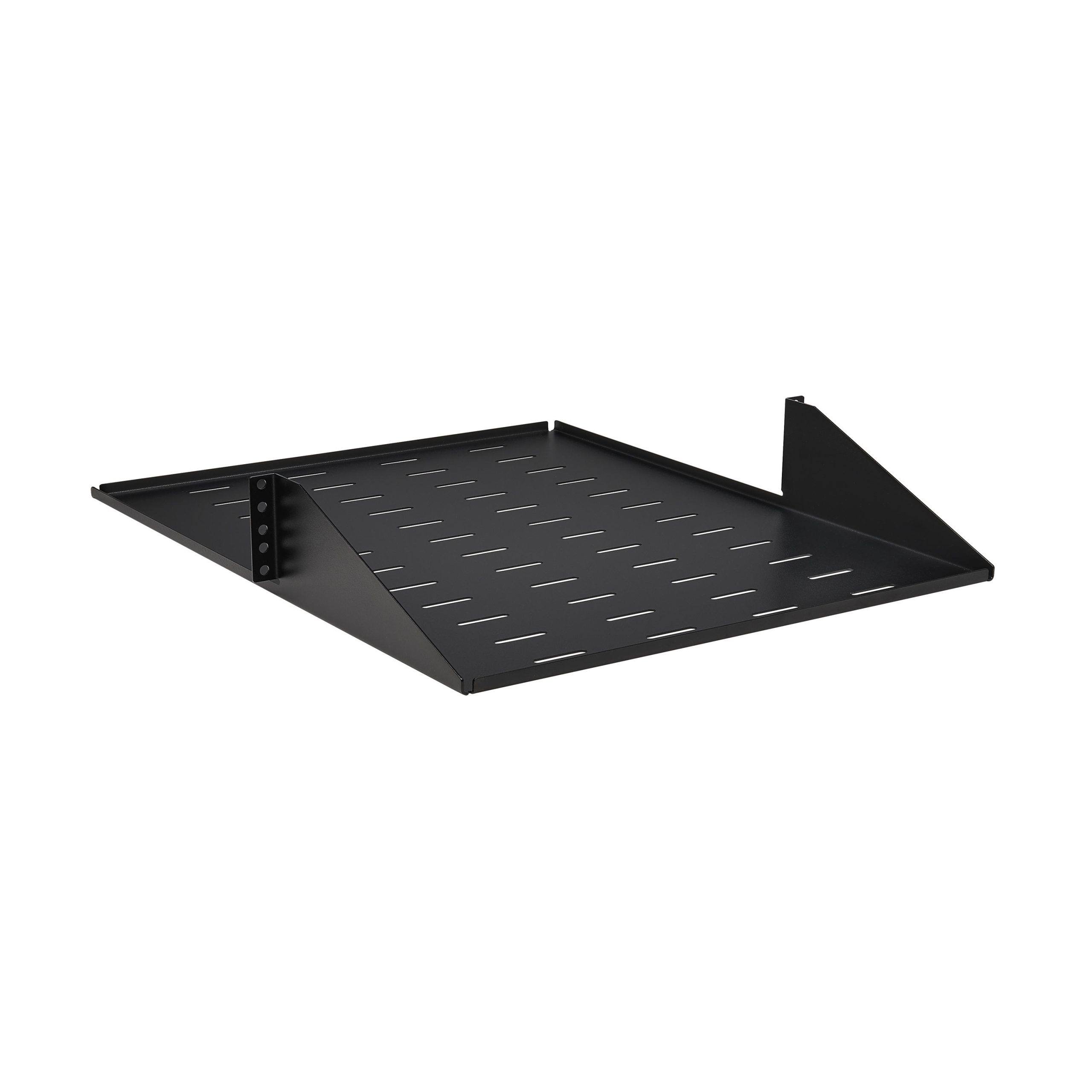 Eaton SmartRack Center-Mounted Steel Rack Shelf - 2U, Vented, 21.5 in. Deep, Holds up to 100 lb. (45 kg)