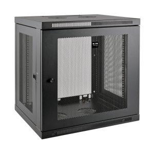 Eaton SmartRack 12U Low-Profile Switch-Depth-Plus Wall-Mount Small Rack Enclosure