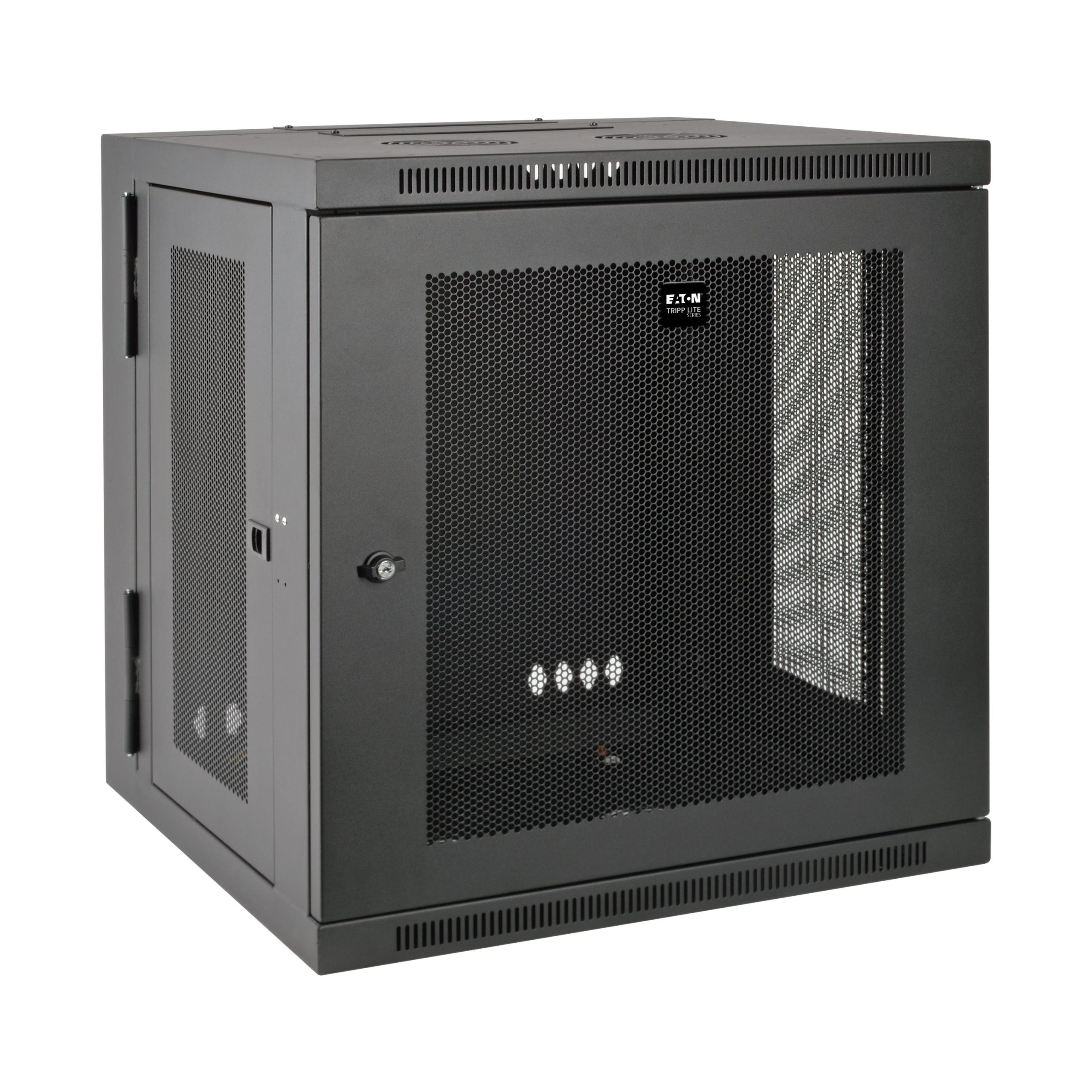 Eaton SmartRack 12U UPS-Depth Wall-Mount Small Rack Enclosure, Hinged Back