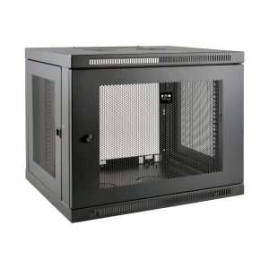 Eaton SmartRack 9U Low-Profile Switch-Depth-Plus Wall-Mount Mini Rack Enclosure
