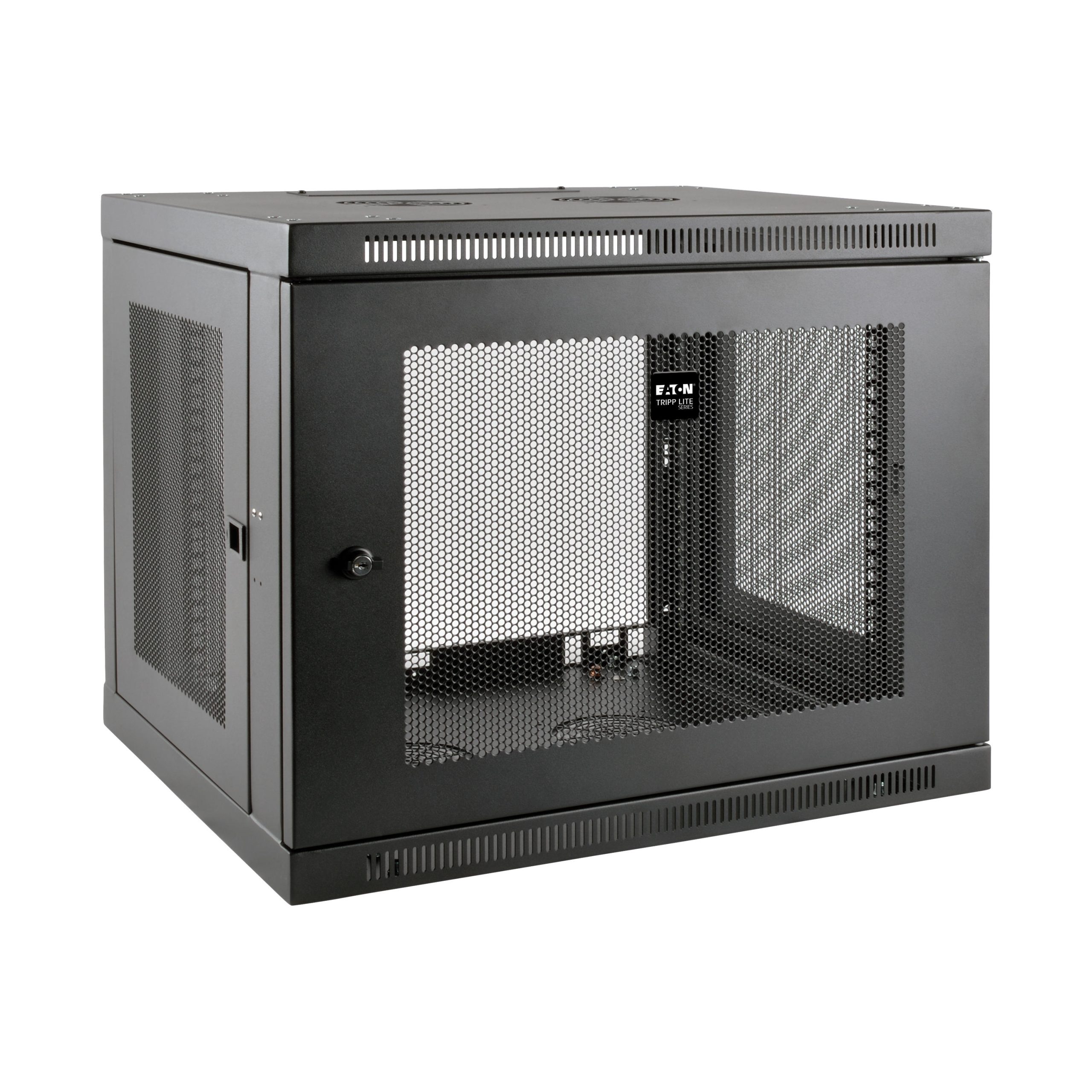 Eaton SmartRack 9U Low-Profile Switch-Depth-Plus Wall-Mount Mini Rack Enclosure