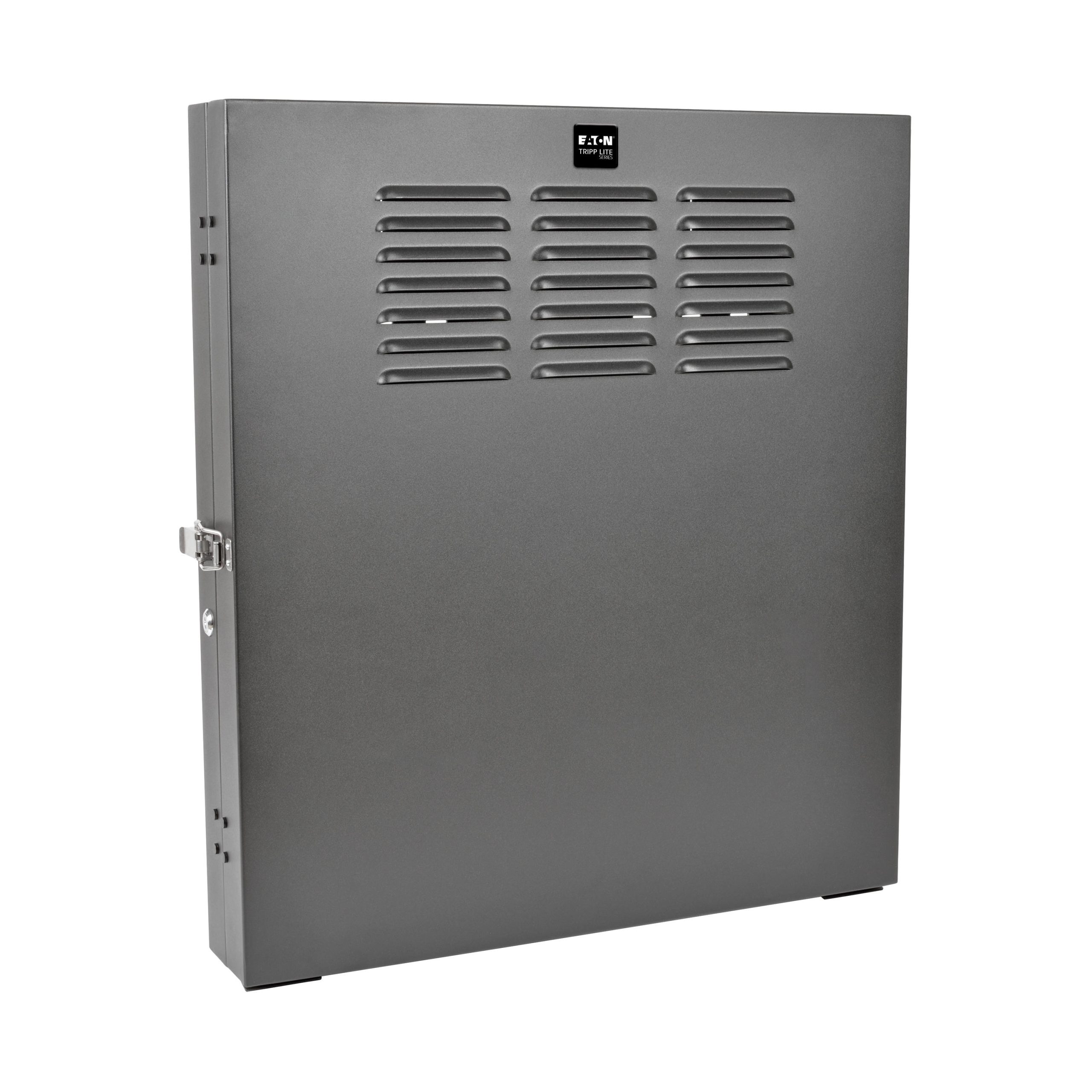 Eaton SmartRack 2U Low-Profile Vertical-Mount Switch-Depth Wall-Mount Rack Enclosure Cabinet