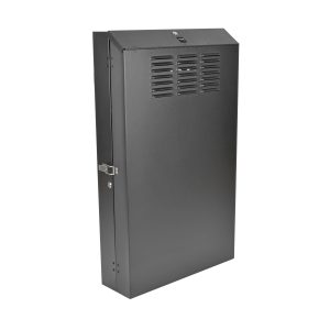 Eaton SmartRack 4U Low-Profile Vertical-Mount Server-Depth Wall-Mount Rack Enclosure Cabinet