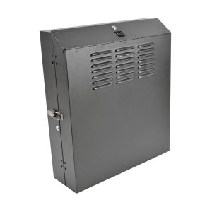 Eaton SmartRack 4U Low-Profile Vertical-Mount Switch-Depth Wall-Mount Rack Enclosure Cabinet