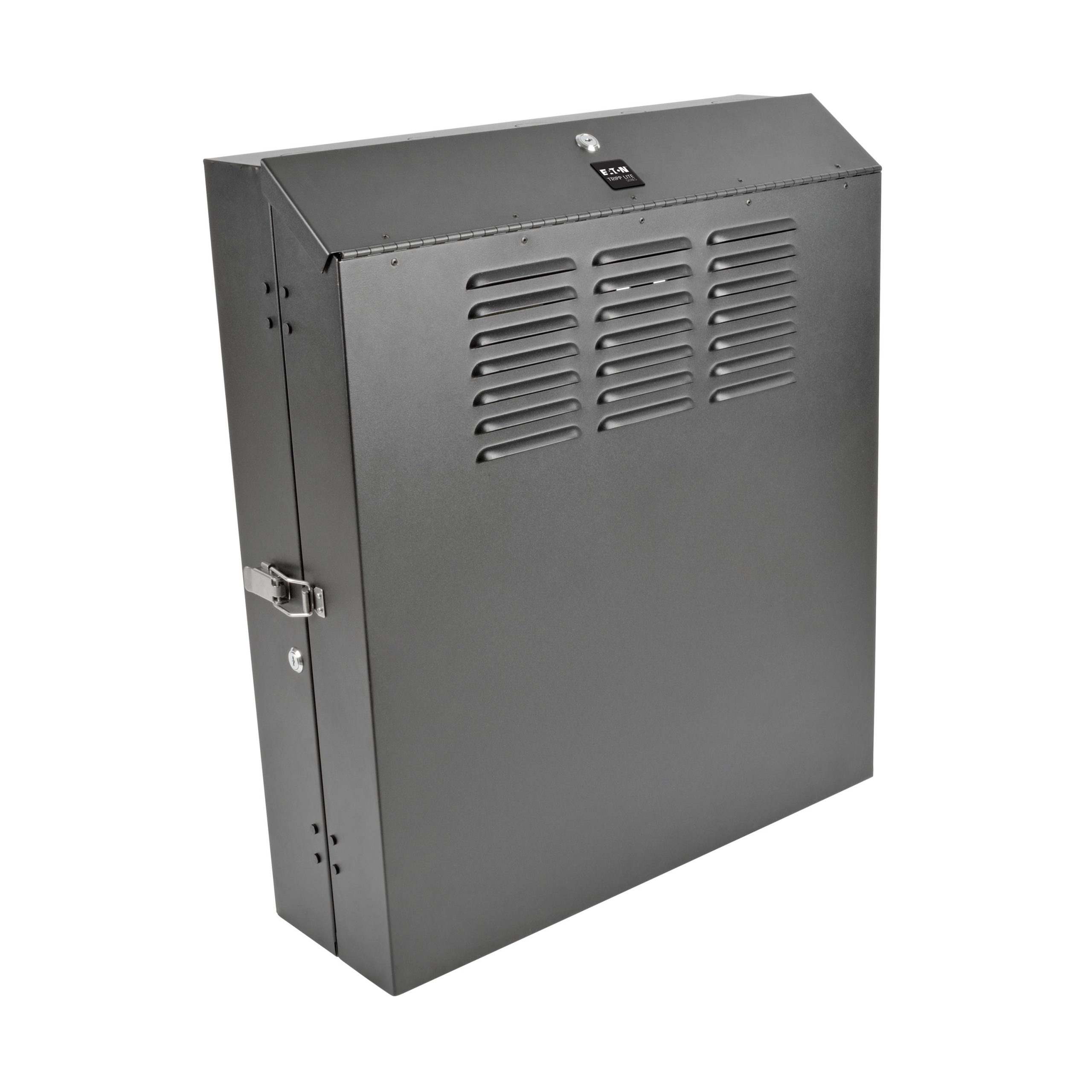 Eaton SmartRack 4U Low-Profile Vertical-Mount Switch-Depth Wall-Mount Rack Enclosure Cabinet