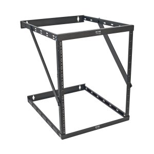 Eaton SmartRack 8U/12U/22U Expandable Low-Profile UPS-Depth Wall-Mount 2-Post Open-Frame Rack