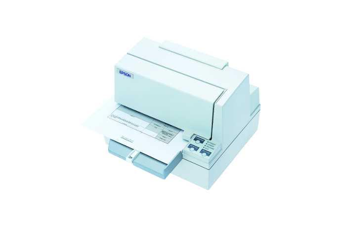 Flatbed Slip Printer Epson TM-U590 (112U): USB, w/o PS, ECW Epson TM-U590 (112): Serial, w/o PS, ECW, Single Colour, Drawer kick-out, RS-232, PS-180 (option), 70 - 210 mm (W) x 70