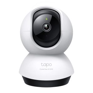 2K 4MP (2304x1296), 2.4 GHz, Horizontal 360º, Up to 512 SD CARD, Two-way Audio, Works with Google Assistant, Alexa, Tapo