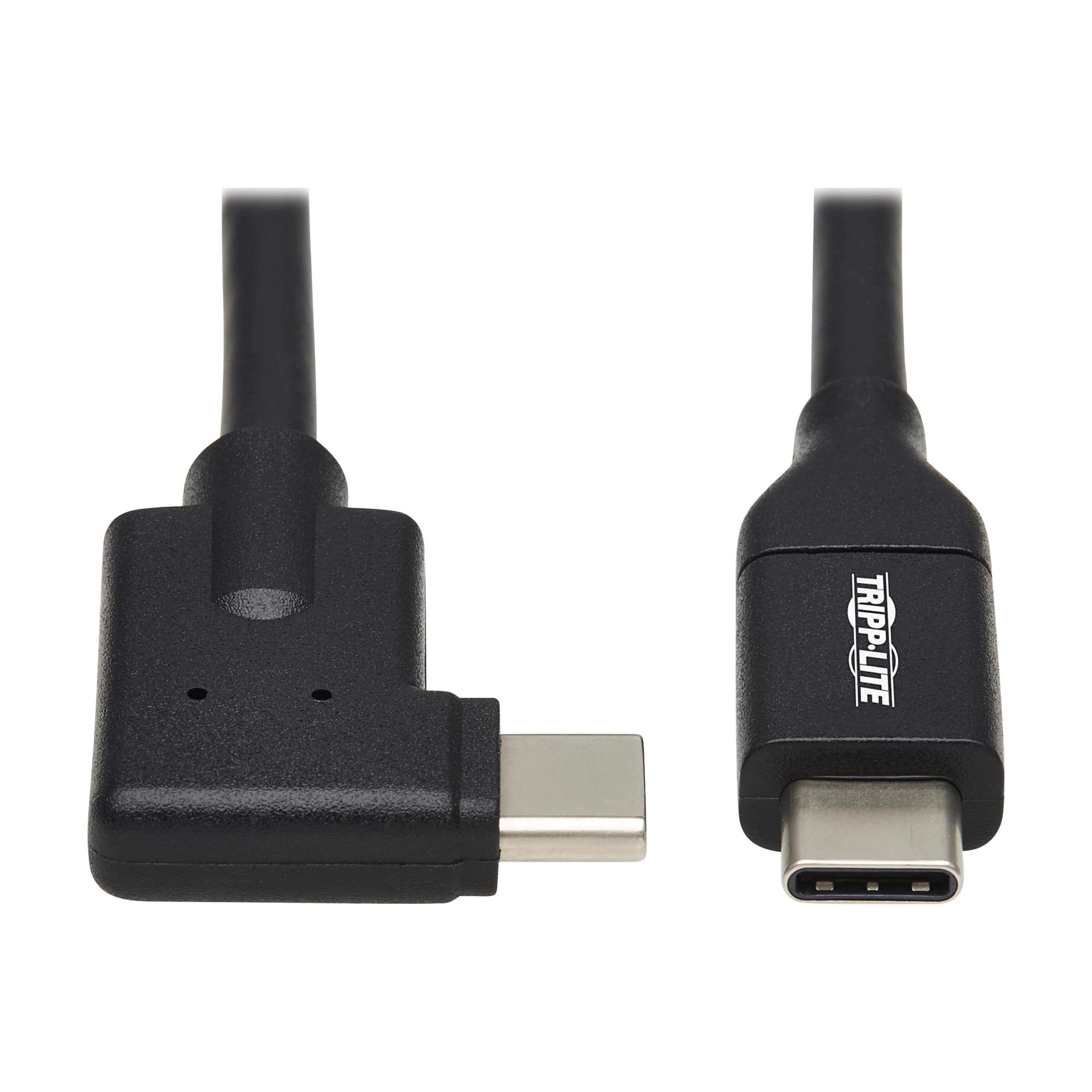 Eaton USB-C Cable (M/M) - USB 3.2 Gen 2 (10 Gbps), 5A (100W) Rating, Thunderbolt 3 Compatible, Right-Angle Plug, 1 m (3.3 ft.)