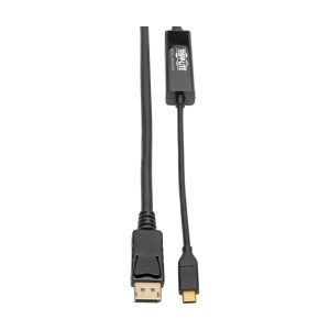 Eaton USB-C to DisplayPort Active Adapter Cable (M/M), 4K 60 Hz, 10 ft. (3.1 m)
