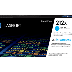 HP 212X High Yield Cyan Original LaserJet Toner Cartridge