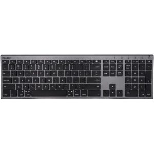 Macally - Rechargeable Bluetooth Keyboard and Mouse for Mac - Space Gray - An Essential Duo for Mac: Our mac keyboard and mouse offers enhanced aesthetics to compliment your workspace while providing you with convenient features necessary for daily tasks or web browsing.