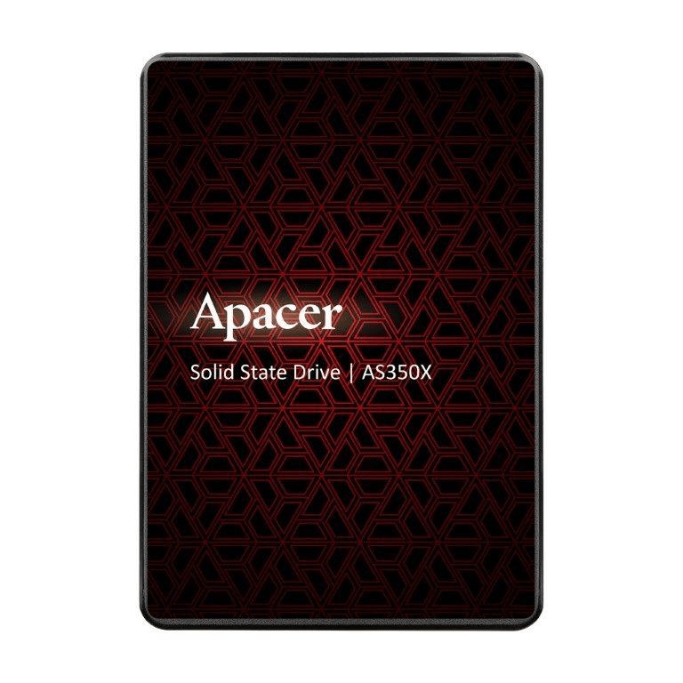 Apacer AS350X SATA III SSD - 1TB Capacity, SATA III Interface, 3D NAND Flash, Up to 560Mbps Sequential Read Performance, Up to 540Mbps Sequential Write Performance, Up to 93K IOPs