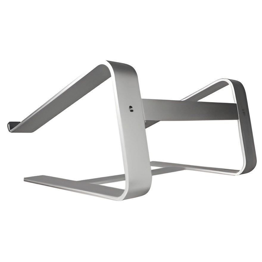 Macally - Aluminium Stand for Apple Macbook Air/Pro or any Notebook 15.6" - Silver (Made from Aluminium - Premium Product) - Comes in ECO Packaging - Retail BOX Product (8720143041341)