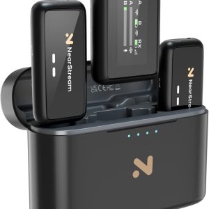 NearStream AWM20T AI Noise-Cancelling Dual Wireless Lavalier Microphones