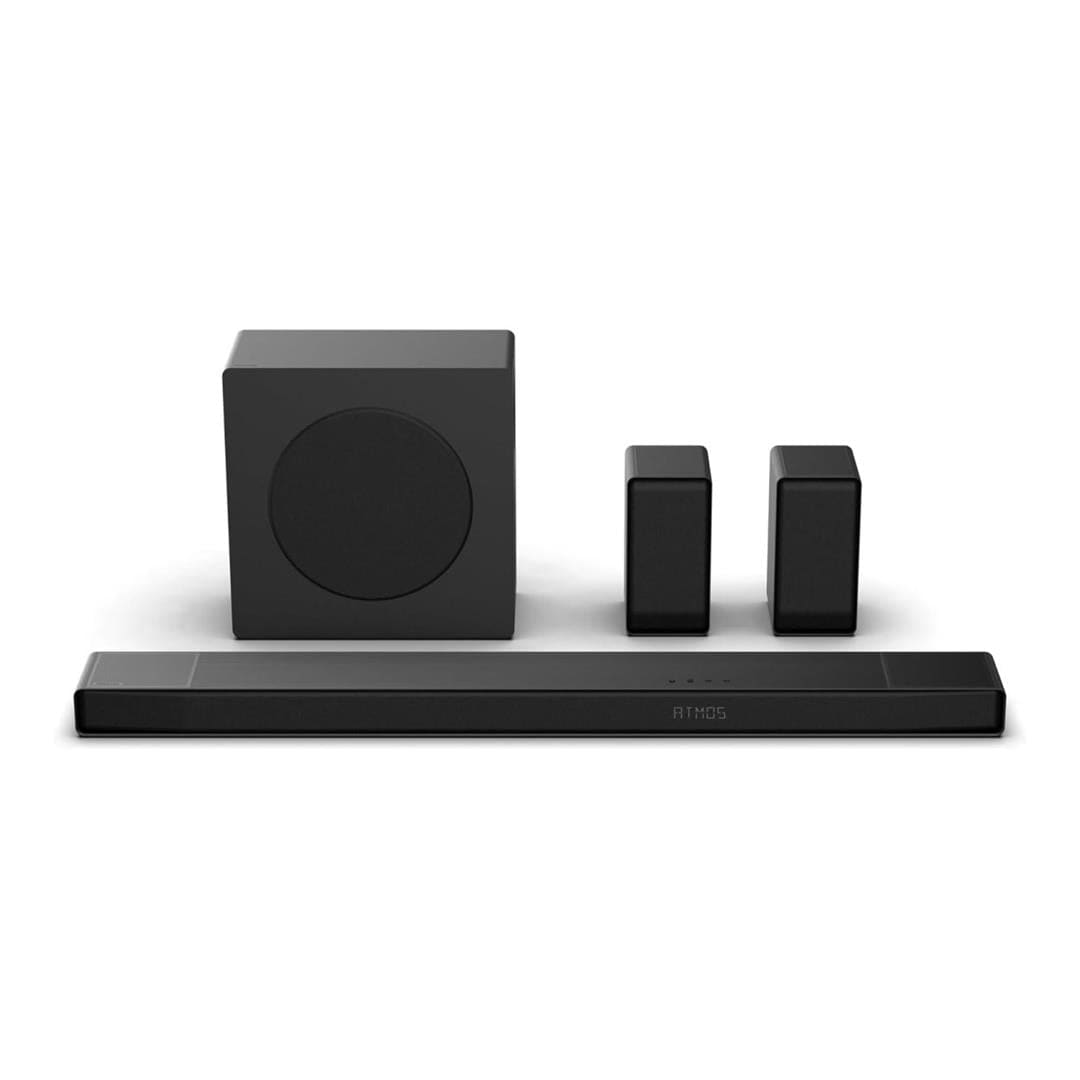 Hisense AX5140q 5.1.4ch Dolby Atmos dts:x Sound Bar - 600W Power, 5.1.4 Channel , Wireless Subwoofer, 2 x Up Firing Speakers, Dolby Atmos Surround Sound Technology, Bluetooth, HDMI