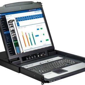 Eaton 16Port KVM with 19" LCD Console w 8 cables, German version