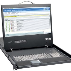 Eaton 1U Rack-Mount Console with 19 in. LCD, 1920 x 1080 (1080p), DVI or VGA Video, TAA