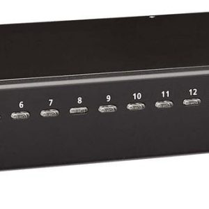 Eaton 16-Port DisplayPort/USB KVM Switch with Audio/Video and USB Peripheral Sharing, 4K 60 Hz, 1U Rack-Mount