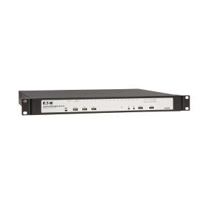Eaton 16-Port Cat5e KVM over IP Switch - Virtual Media, 2 Remote/1 Local User, HDMI Output, 1U Rack-Mount, TAA