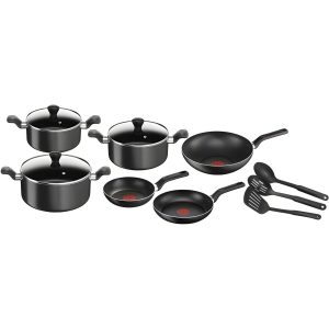 Tefal Super Cook 12pc Set Non Stick Pans