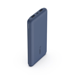 Belkin - BoostCharge 10 000 Mah Power Bank with USB-C 15Watt - Dual USB-A - 15cm USB-A to C Cable - Blue - 2 year Warranty