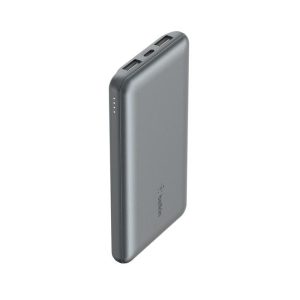 Belkin - BoostCharge 10 000 Mah Power Bank with USB-C 15Watt - Dual USB-A - 15cm USB-A to C Cable - Space Grey - 2 year Warranty
