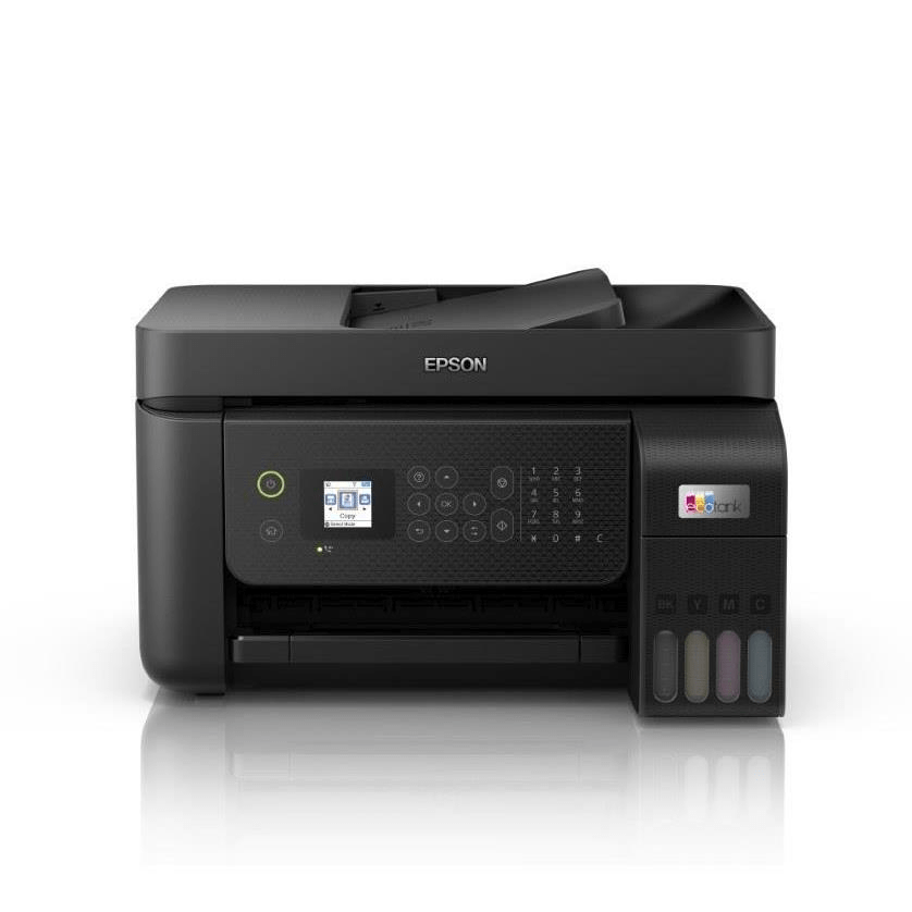 Epson EcoTank L5290 4-in-1 with Wi-Fi Direct and Ethernet Printer (Black); Print, Copy, Scan and Fax; Includes ink in the box for 8100 pages black and 6500 pages in colour; 33ppm b