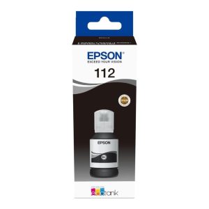 Epson 112 EcoTank Pigment Black ink bottle (127 ml) 7500 pages @ 5% coverage