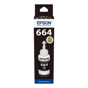 Epson T6641 Ecotank Black ink bottle (70ml) 4000 pages @ 5% coverage