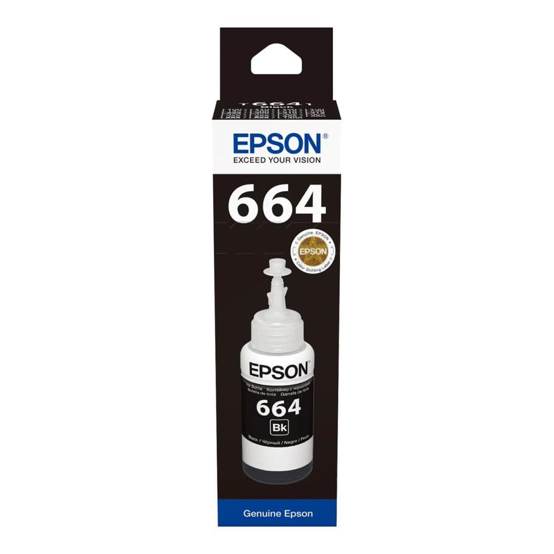 Epson T6641 Ecotank Black ink bottle (70ml) 4000 pages @ 5% coverage