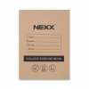 Nexx A4 Unruled College Exercise Book 72 Pages – 5-Pack