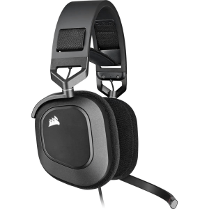 Corsair HS80 RGB USB Wired Over-Ear Gaming Headset — Carbon Black