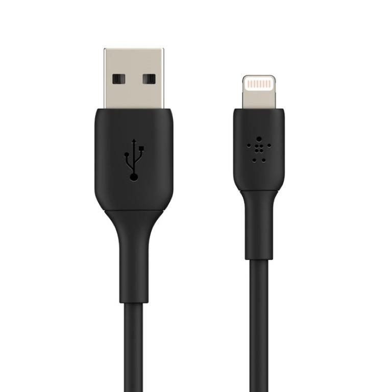Belkin - BoostCharge Cable USB-A to Lightning - 1 Meter - Black