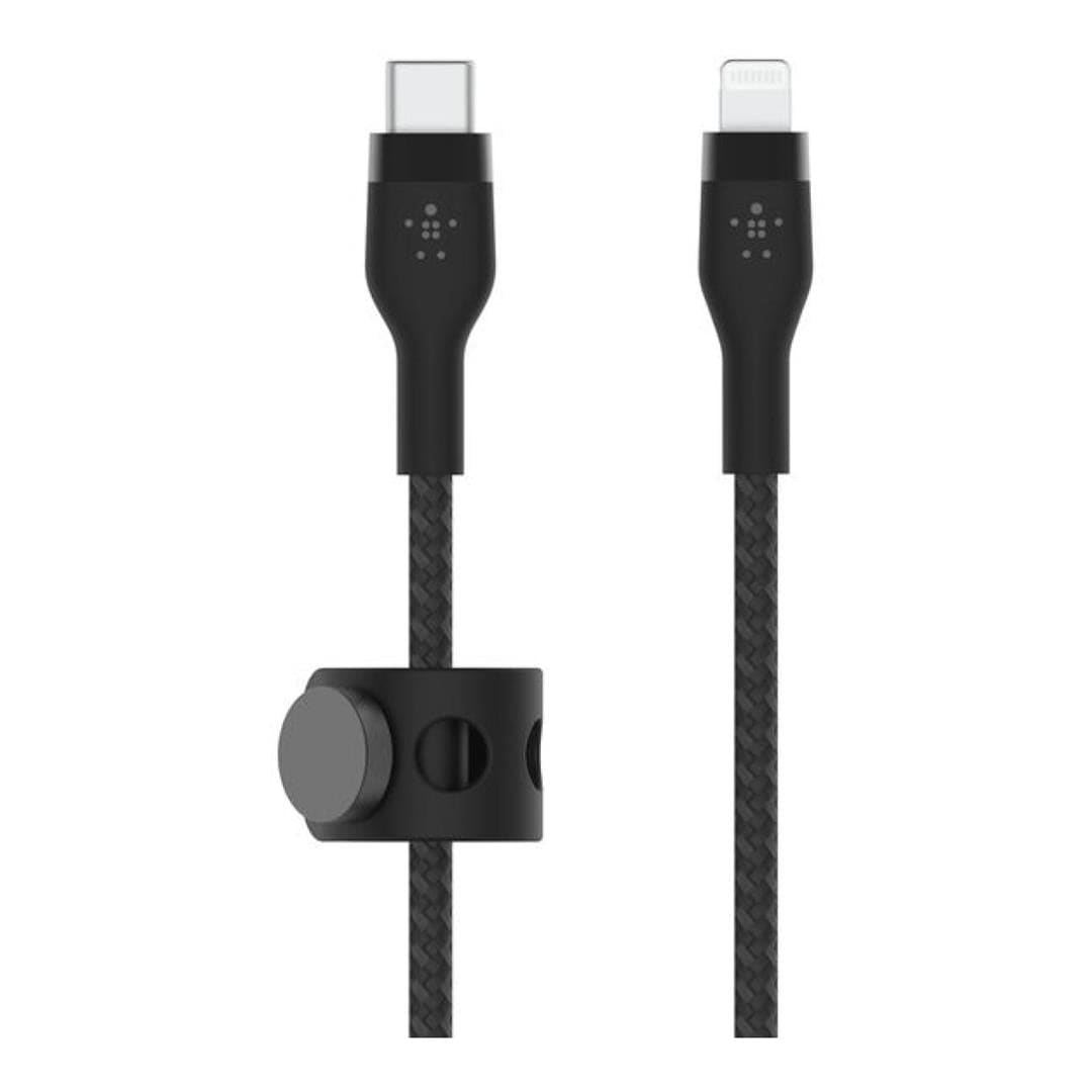 Belkin - BoostCharge Pro Flex - USB-C to Lightning Cable - 2 Meters - Black
