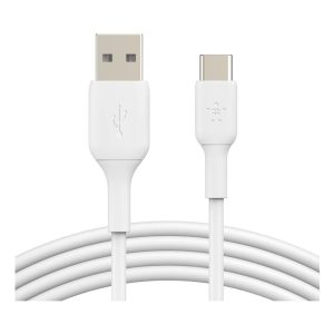 Belkin - BoostCharge USB-A to USB-C Cable - White - 2 Pack