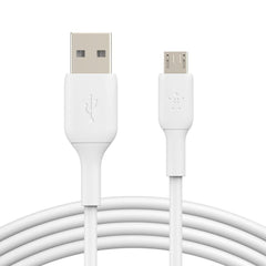 Belkin - BoostCharge USB-A to Micro-USB Cable - 1 Meter - White