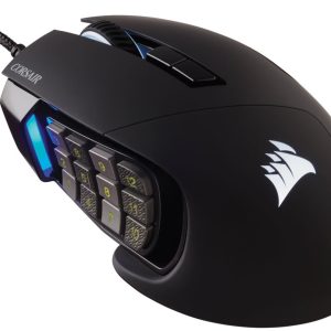 Corsair SCIMITAR ELITE RGB Optical MOBA/MMO Gaming Mouse; 18;000 DP; Black