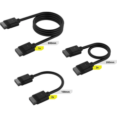 Corsair iCUE LINK Cable Kit with Straight connectors; Black
