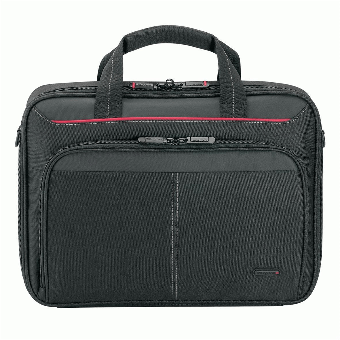 Targus- Classic 12" - 13.3" Clamshell Case - Black/Red