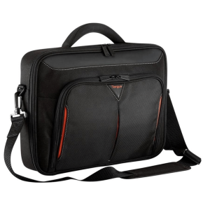 Targus Classic+ 17" - 18" Clamshell Laptop Bag - Black/Red
