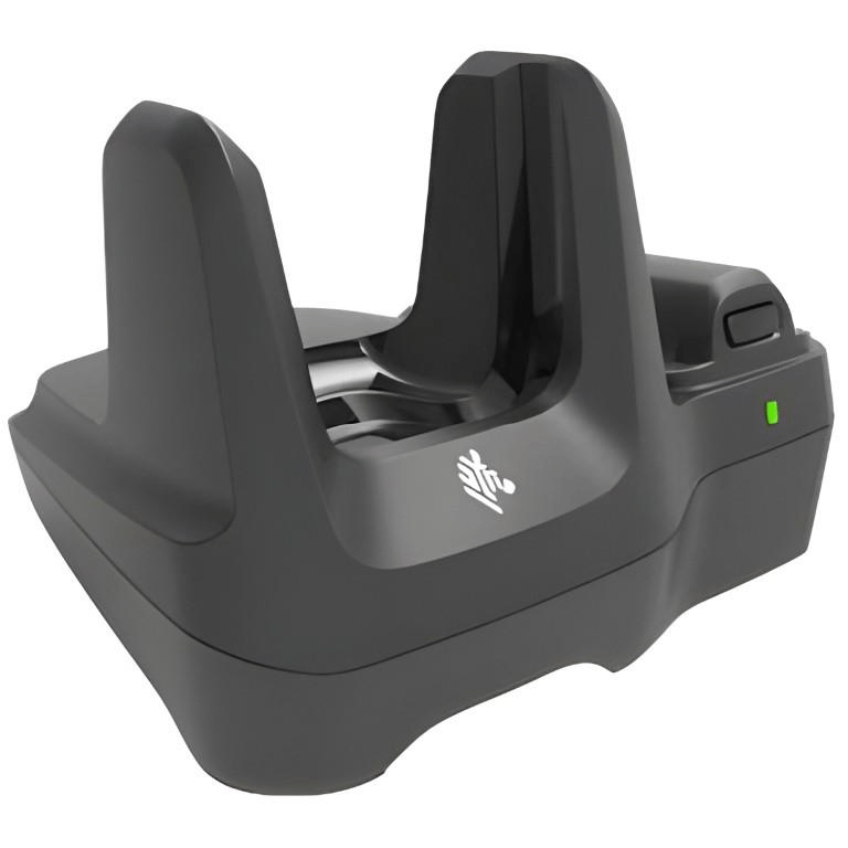 Zebra MC22/MC27 Single Slot Charge & Communication Cradle with Spare Battery Charger.
