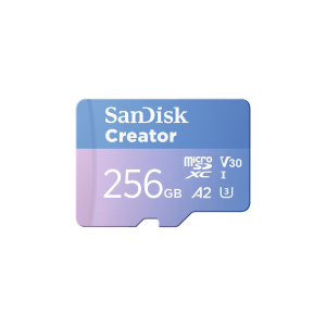 SanDisk Creator microS Card UHS-I 256GB + Adapter