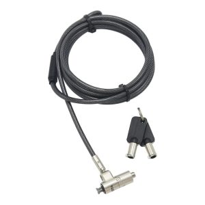 Dicota - Keyed Laptop Lock - for Specific HP/Lenovo (Nano Slot) - 2 Meter Cable (Suitable for all devices with a 2.5 x 6 mm slot)