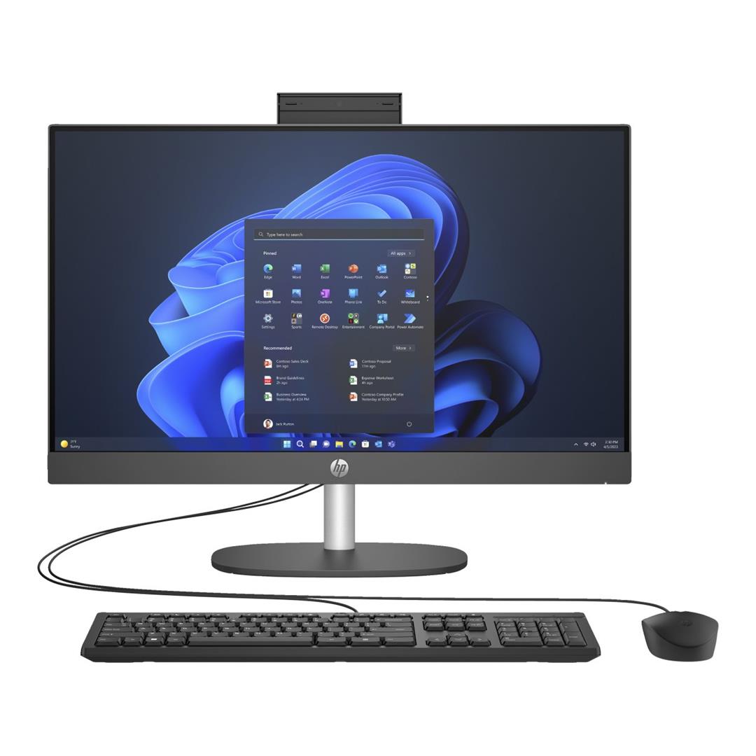 HP ProOne 240 G10 23.8INCH AIO / CORE ULTRA 7‑155U / 8GB DDR5 / 512GB SSD / WIN11PRO / KEYBOARD + MOUSE / 3Y NBD ONSITE