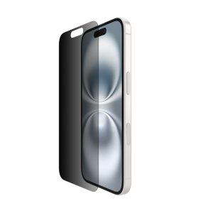 Belkin - ScreenForce InvisiGlass Privacy Treated Screen Protector for Apple iPhone 16/15/14 Pro