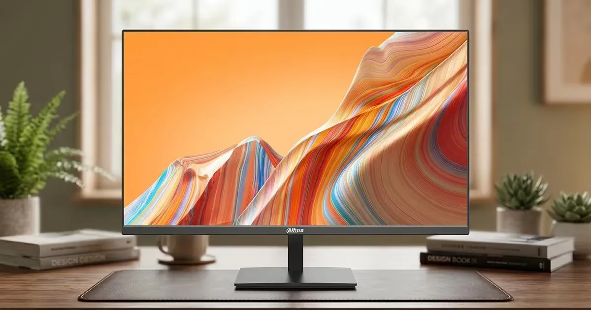 Dahua LM24 FHD LED Monitor - 24 Inch Monitor Size, 1920 x 1080 Display Resolution, 100Hz Refresh Rate, Full HD, LED Backlight, IPS Panel, 16:9 Native Aspect Ratio, 178°H/178°V Wide