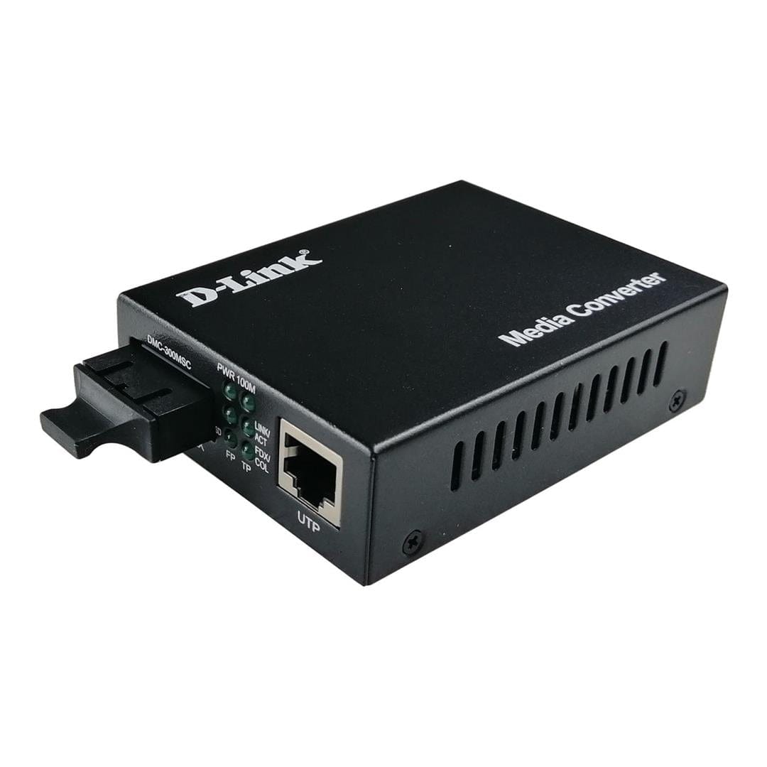 D-Link 100Base-TX to 100Base-FX Multi-mode Fiber (2km, SC) Media Converter