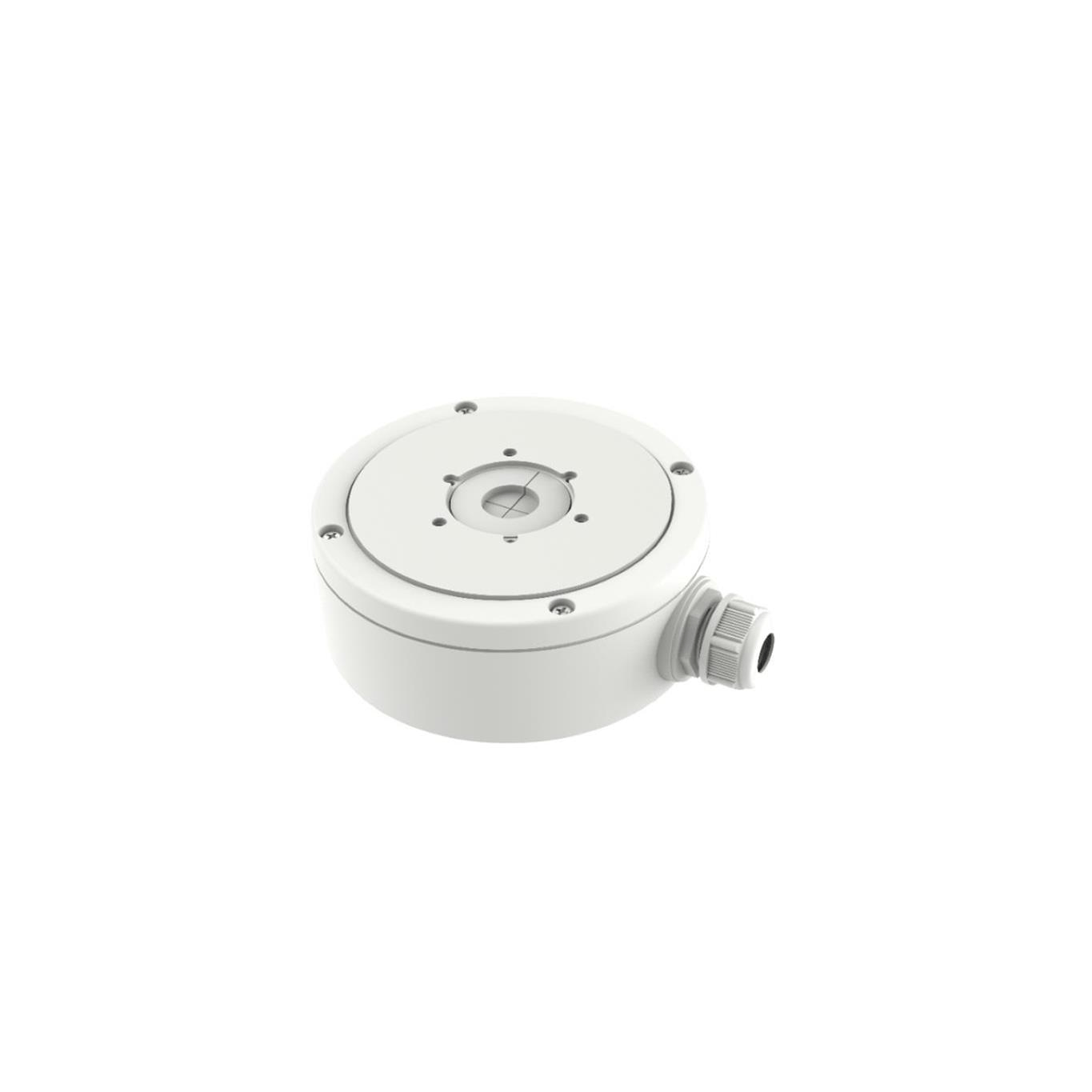 Junction Box; Aluminum Alloy;Hikvision White for Dome camera 137 mm × 54 mm × 171.5 mm